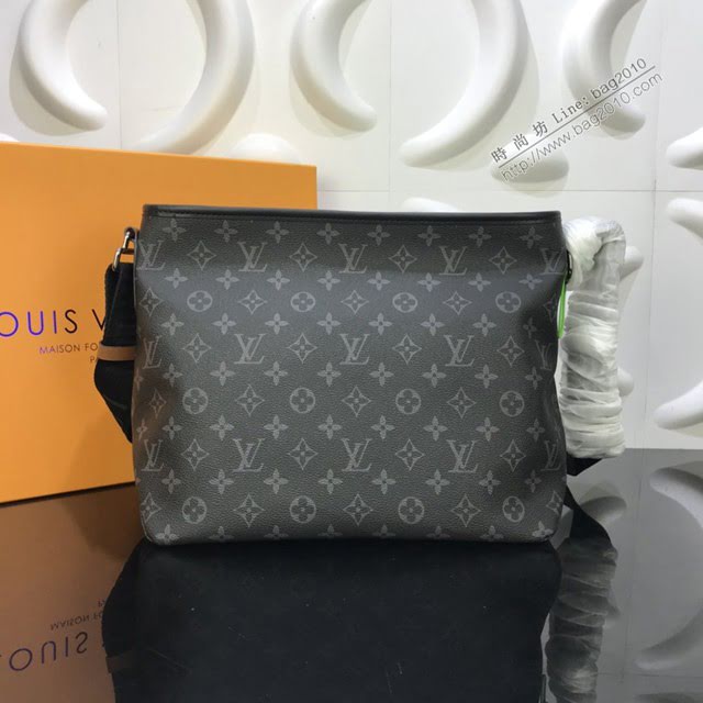LV包包 LV新款男包 Besace Zippée中號手袋 Gaston Labels限量版系列 男士單肩斜挎包  ydh3630